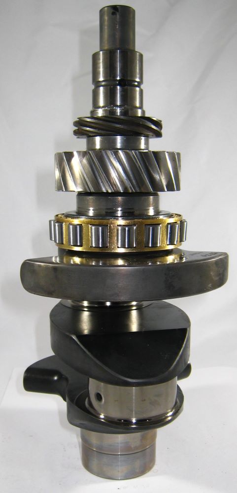 Loaded crankshaft assembly